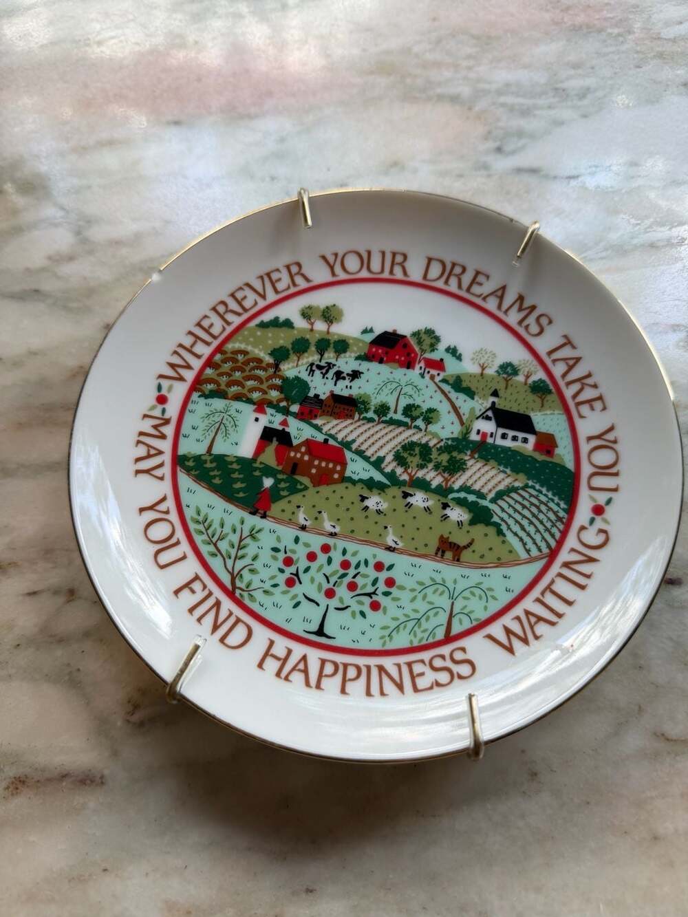 Heirloom Editions by Paula 'Wherever Your Dreams Take You' Decorative Porcelain